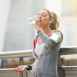 Drinking a lot of water doesn’t mean that you’re necessarily able to use all of it.