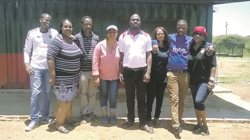 Members of Re A Thusa Social Club in Winterveldt, north of Tshwane. Photo byAbel Mabena