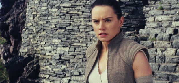 Daisy Ridley in Star Wars: The Last Jedi. (Disney)
