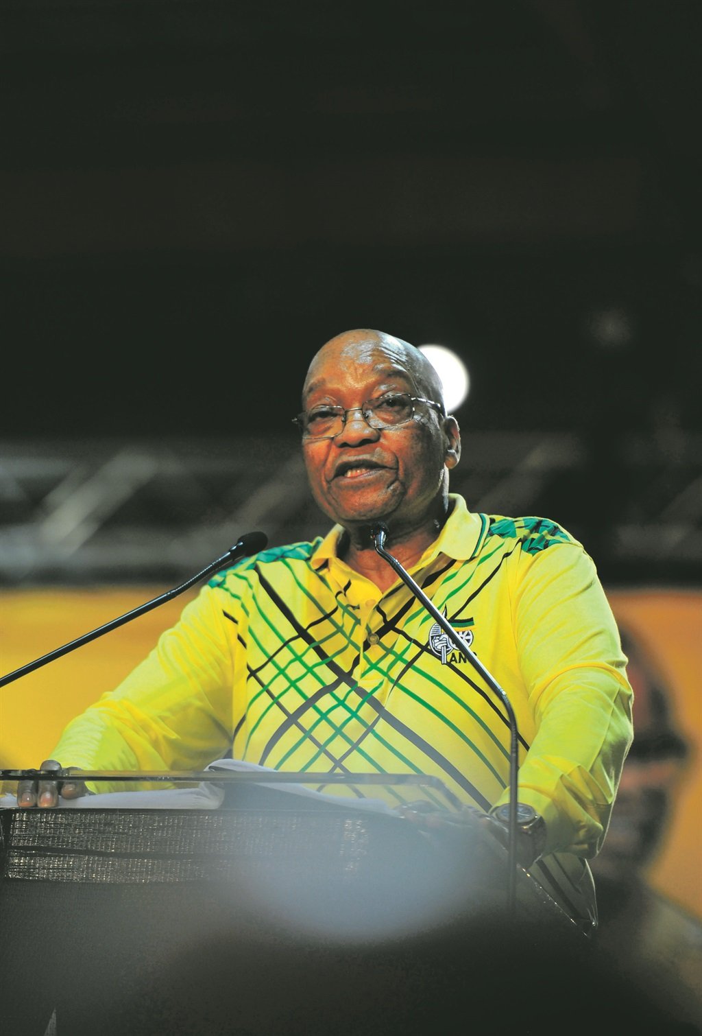 Jacob Zuma addresses the ANC elective conference at Nasrec.