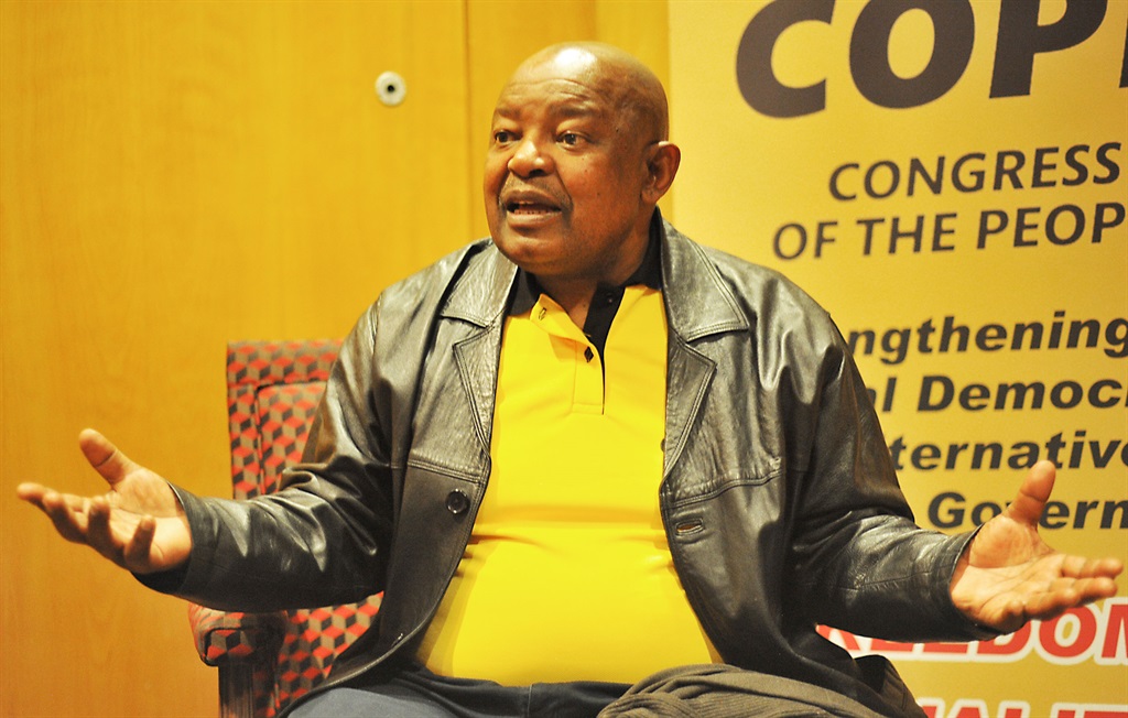 Mosiuoa Lekota made several bold promises, saying they would improve the lives of many South Africans. Photo: Mlungisi Louw/Nuus Sentraal 