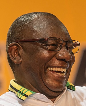 Newly elected ANC President Cyril Ramaphosa ((MUJAHID SAFODIEN / AFP)