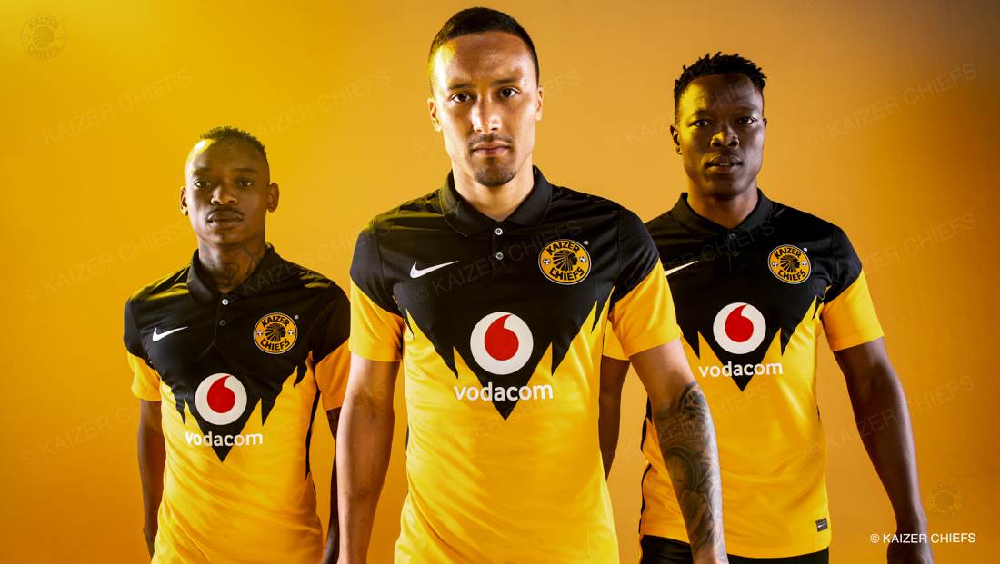 Kaizer Chiefs unveil new 2020/21 kits