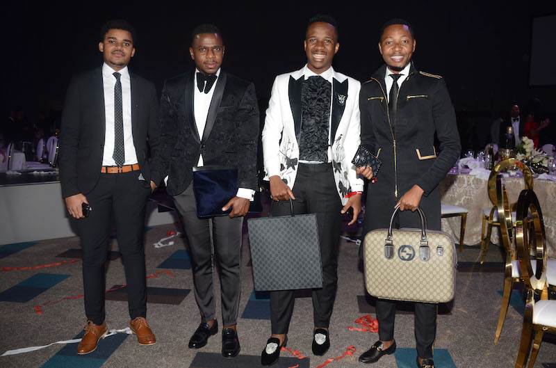 Mpisane (second from right) becomes the youngest e