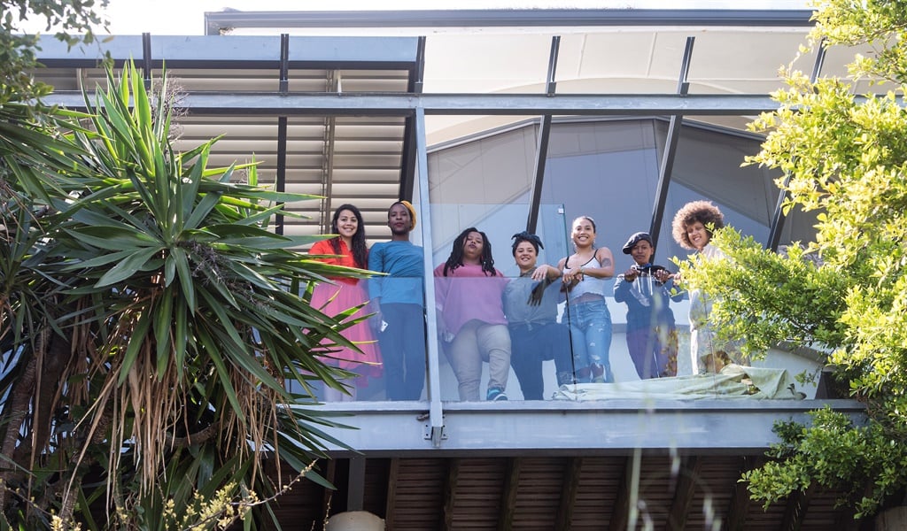 The 7 queer activists at the Camps Bay mansion in Cape Town. Picture: Gallo Images/Brenton Geach