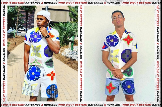 Willard Katsande copies Cristiano Ronaldo's R30k swag. Who rocked