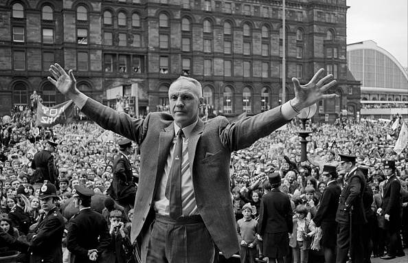 =8. Bill Shankly (Liverpool) – 3 league titles