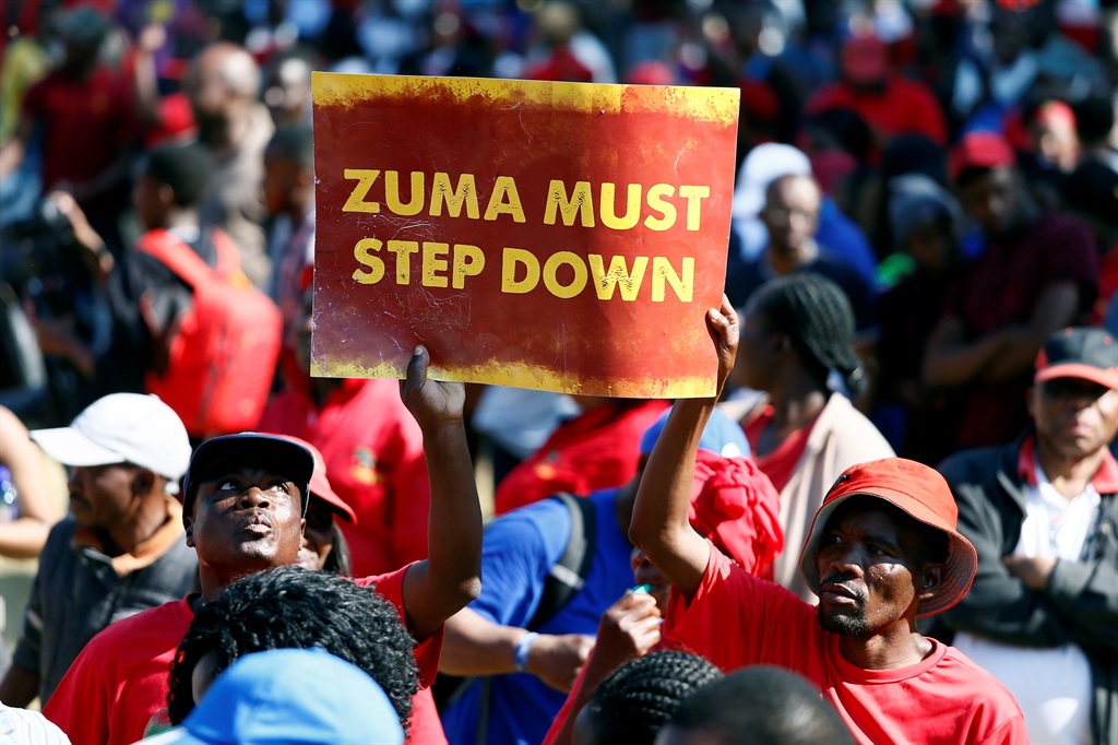 Will Jacob Zuma step down as president of South Africa? Picture: EPA/STR