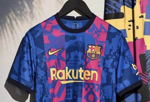 Barcelona (2021/22) UCL Nike kit