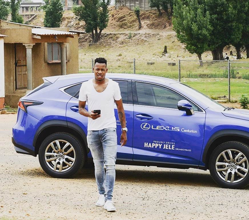 Orlando Pirates Star Happy Jele s Luxury Car Flexes KickOff