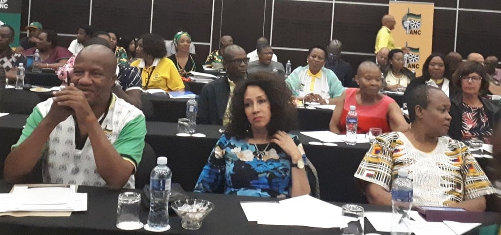 The first sitting of the ANC’s new national executive committee. Picture: Hlengiwe Nhlabati