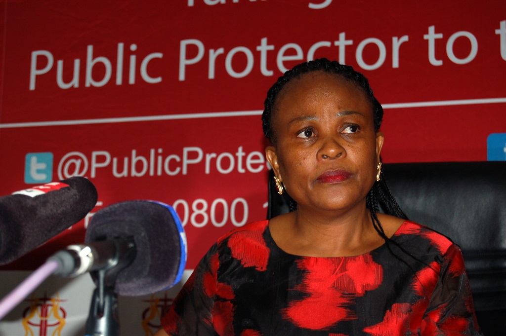 Public Protector Busisiwe Mkhwebane. Picture: Morapedi Mashashe.