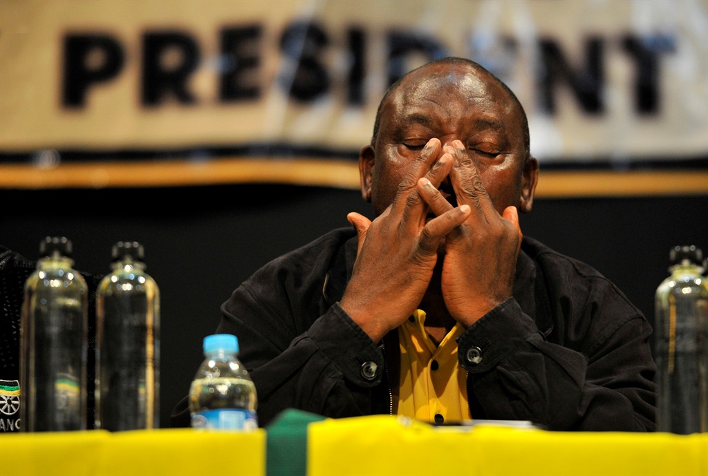 ANC and South Africa's President Cyril Ramaphosa. Photo: Tebogo Letsie/City Press/File