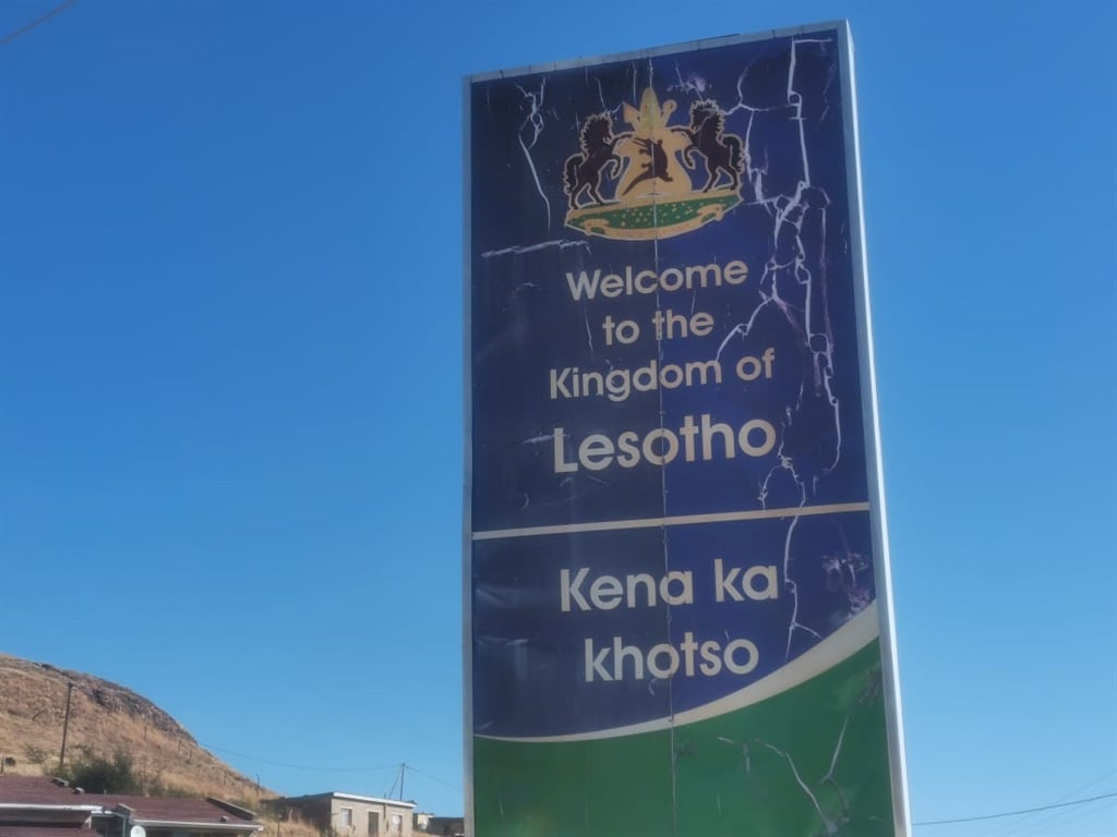 Qacha's Nek border post in Lesotho. 