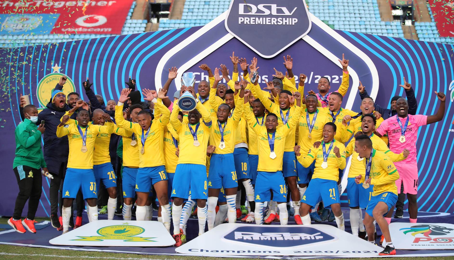 Mamelodi Sundowns' most recent trophy triumph was 