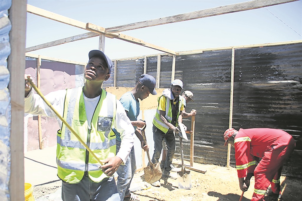 Residents of Joe Slovo kasi in Langa say they will simply rebuild their shacks.       Photo by   Lindile Mbontsi
