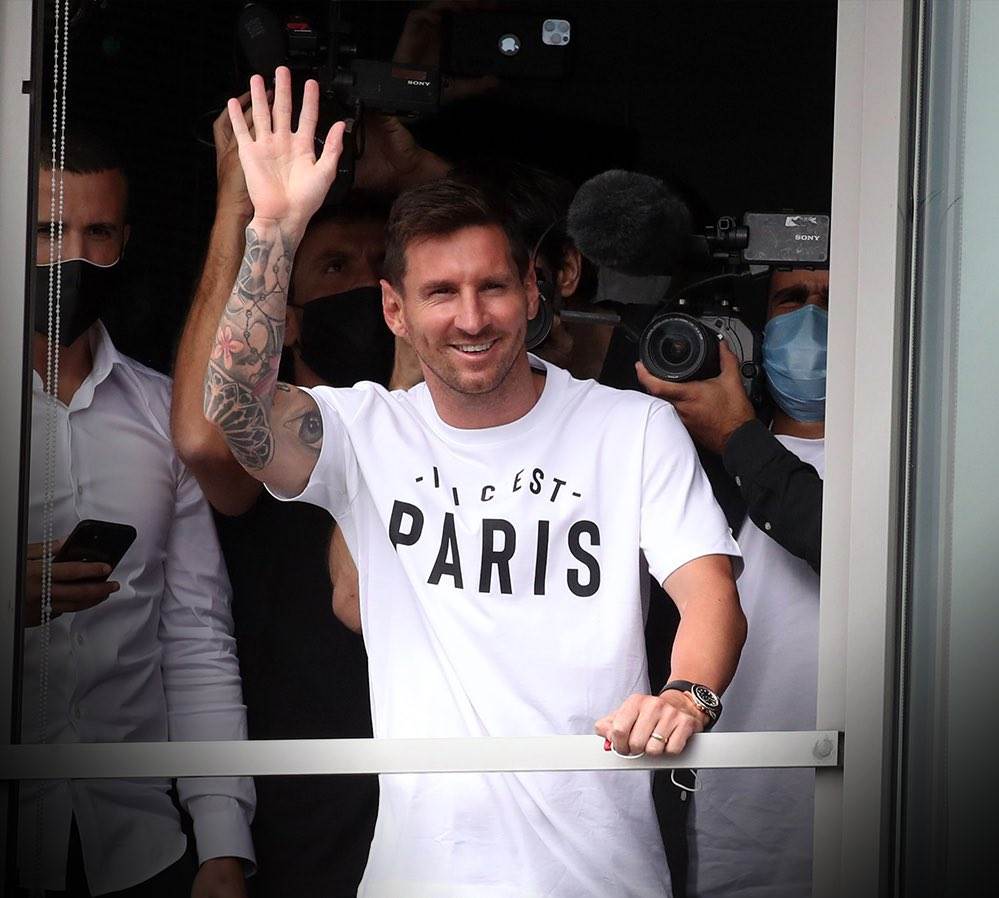 Men T-shirt 30 Lionel Messi Ici C' Welcome To Paris Est Paris