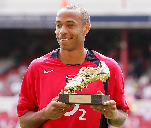 5. Thierry Henry - 2 European Golden Shoe awards (