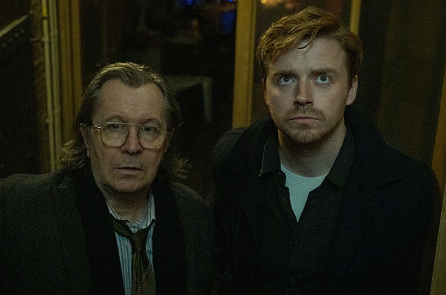 Gary Oldman and Jack Lowden in Slow Horses.