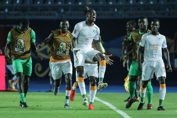 9. Ivory Coast (57) – 1403 points