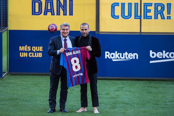Dani Alves - joined Barcelona as free agent