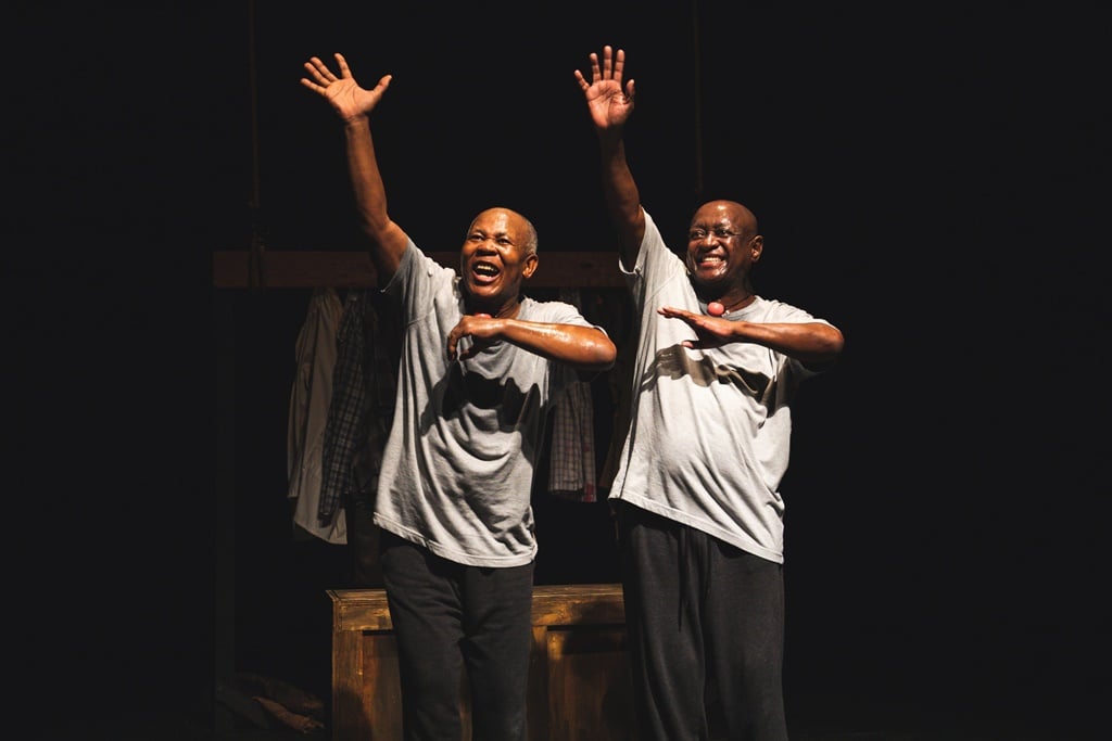 Mbongeni Ngema and Percy Mtwa spent time brainstorming a two-man play.