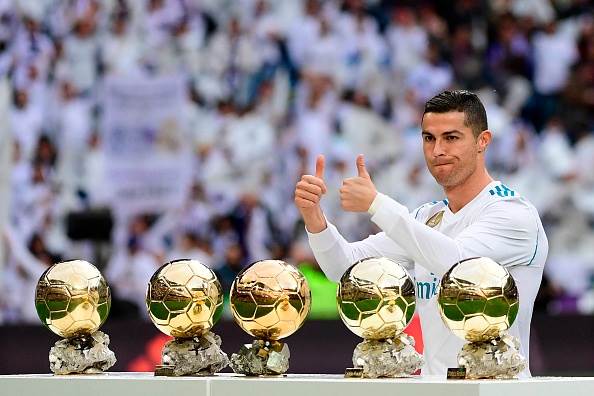 Cristiano Ronaldo - five Ballon d'Or wins