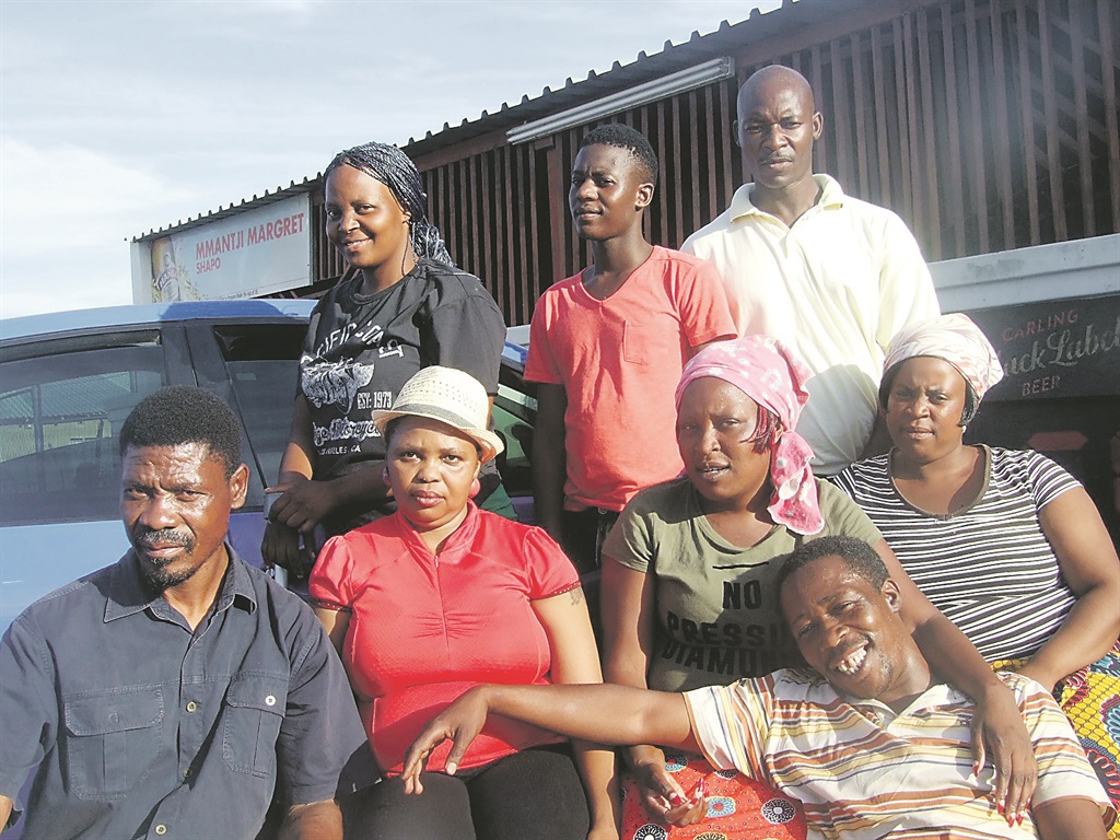 Some members of the Vukuzenzele Stokvel Club meet at Mmantji Margret Shapo’s Pub in Tshwane.        Photo by Abel Mabena