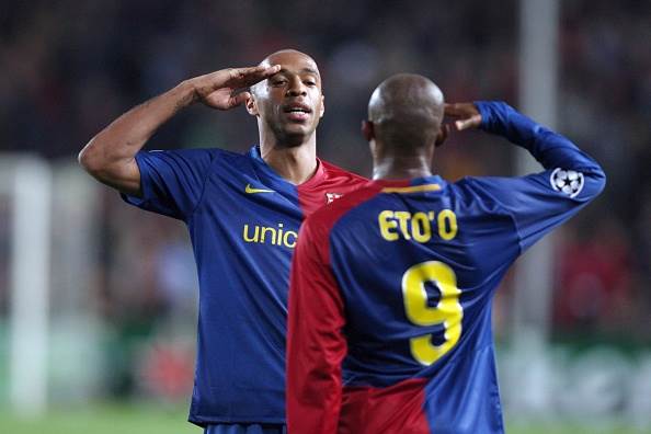 2. Thierry Henry (FC Barcelona) - joint goal parti