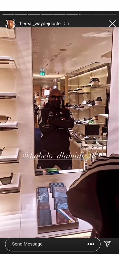 Orlando Pirates stars shop at Louis Vuitton store