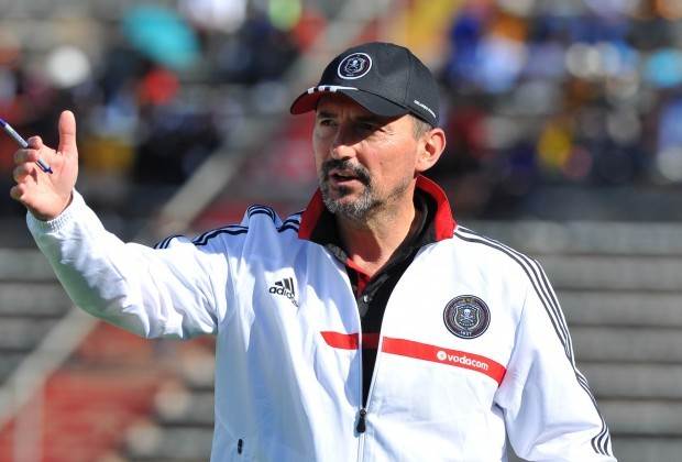 Orlando Pirates coach Zinnbauer cushions his defence from