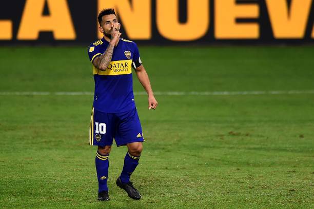 Carlos Tevez (left previous club Boca Juniors in J