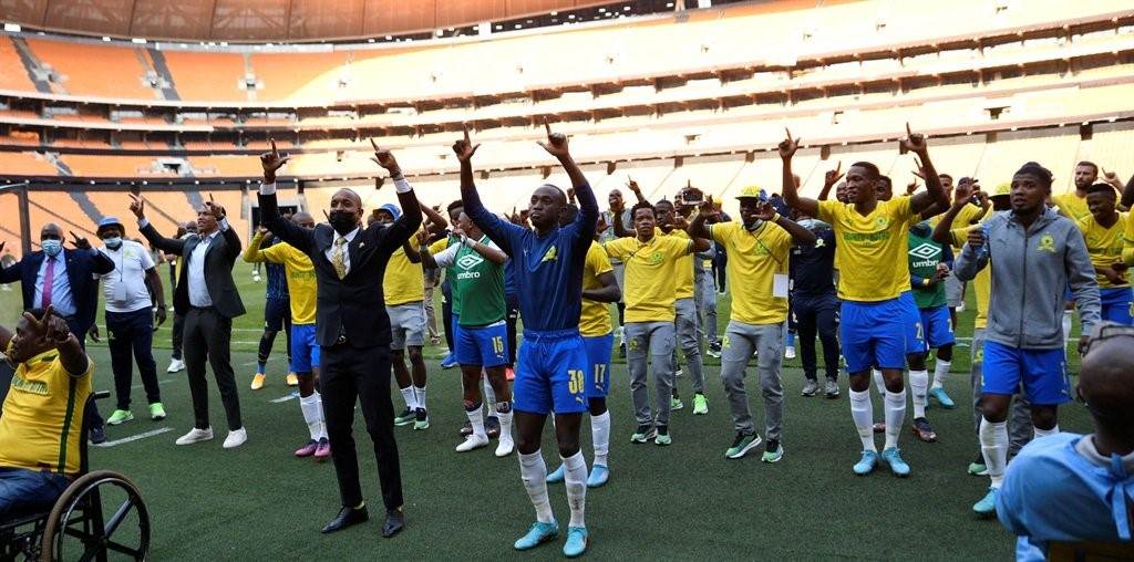 Sundowns played before their fans on Saturday with