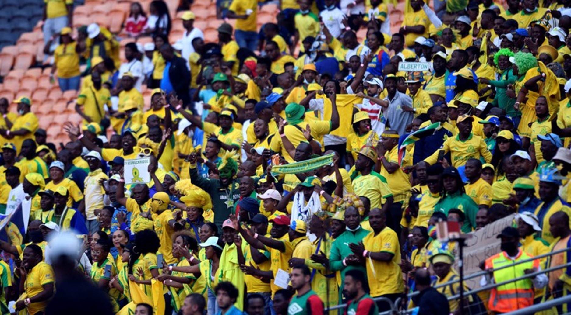 The Yellow Nation made their presence felt at FNB 