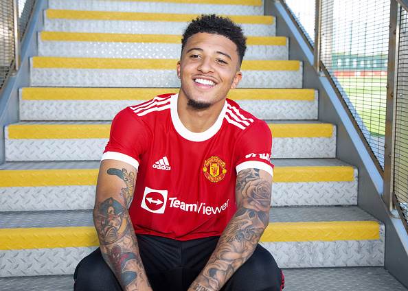 4. Jadon Sancho (Manchester United and England) - 