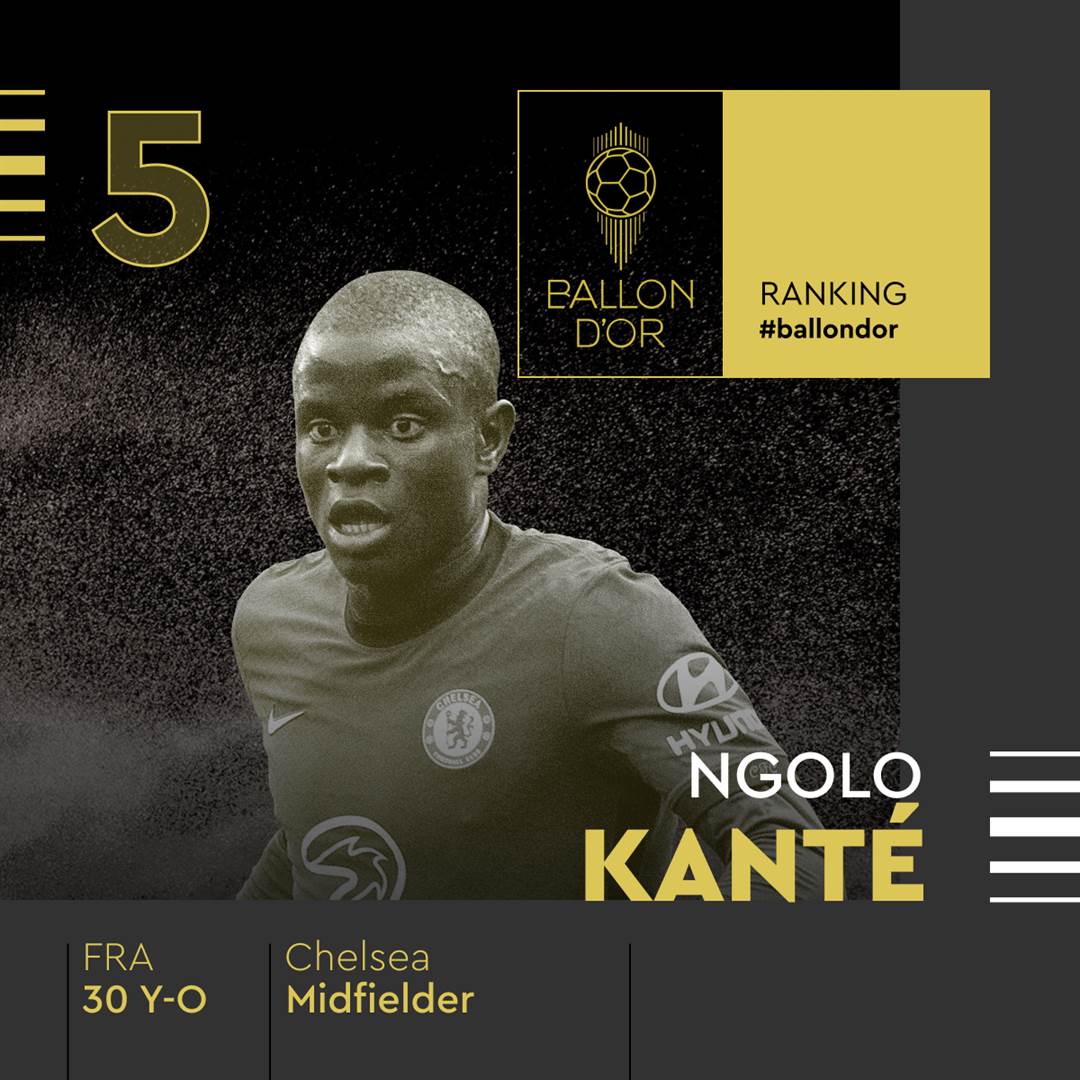 5. N'Golo Kante (Chelsea & France)