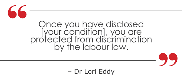 Dr Lori Eddy, depression, workplace, quote, pull q