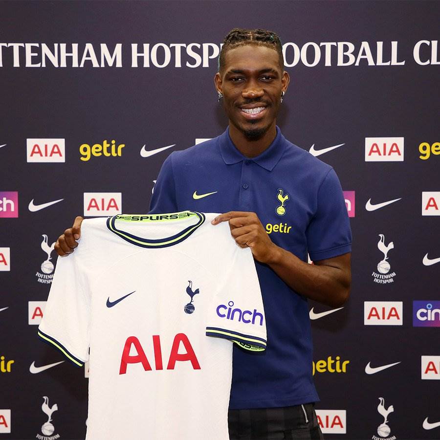 Yves Bissouma - joined Tottenham Hotspur from Brig