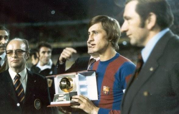 =3. Johan Cruyff - three Ballon d'Or awards