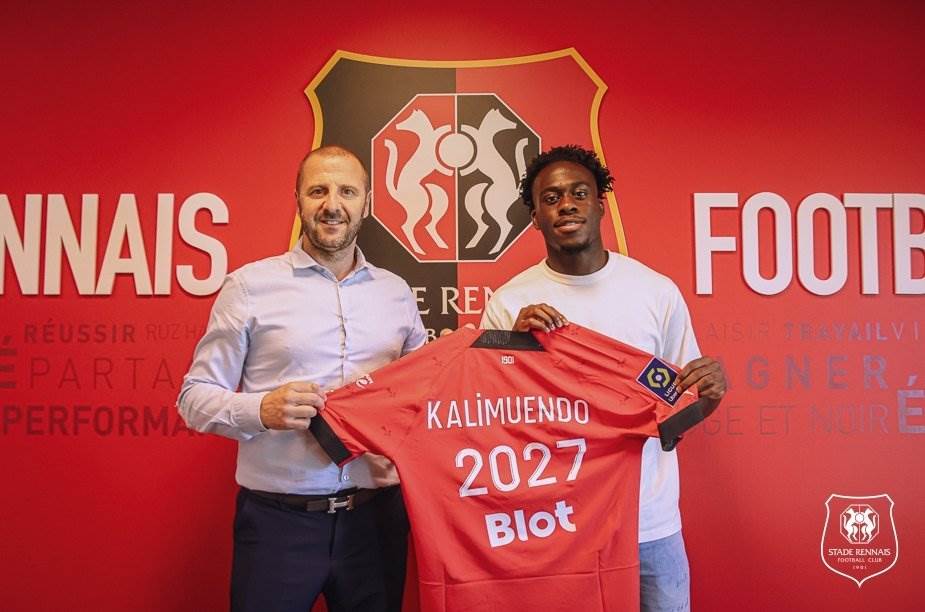 Arnaud Kalimuendo - joined Stade Rennes from Paris