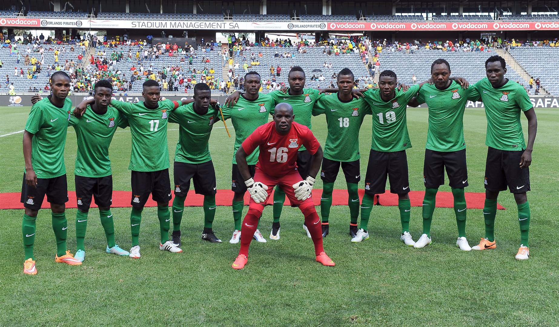 15. Zambia - 25 players