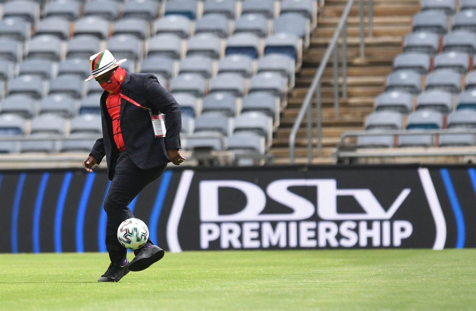 Tim Sukazi captured juggling the ball at Orlando Stadium in this file picture