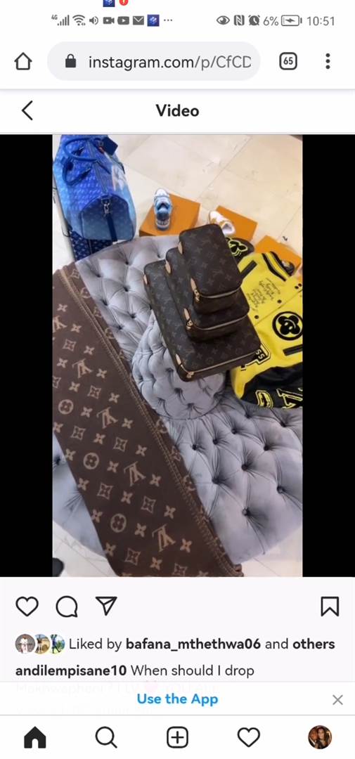 Andile Mpisane's Louis Vuitton monogram embossed utility jacket costs R150  000