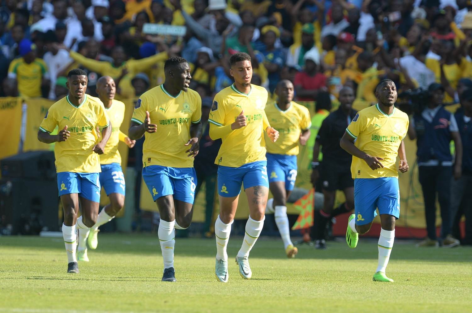 The are spoils are shared at - Mamelodi Sundowns FC