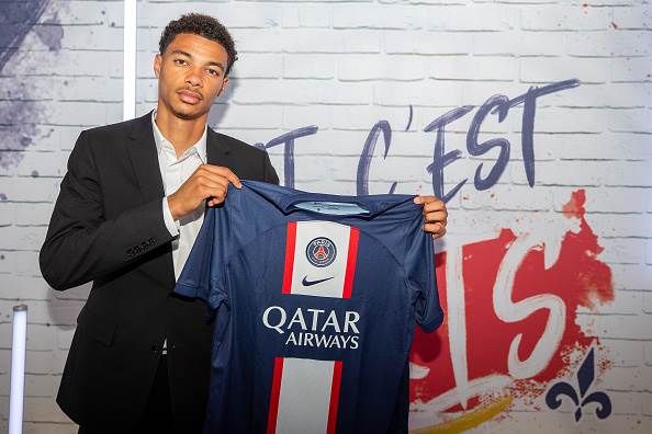 Hugo Ekitike - joined Paris Saint-Germain on loan 