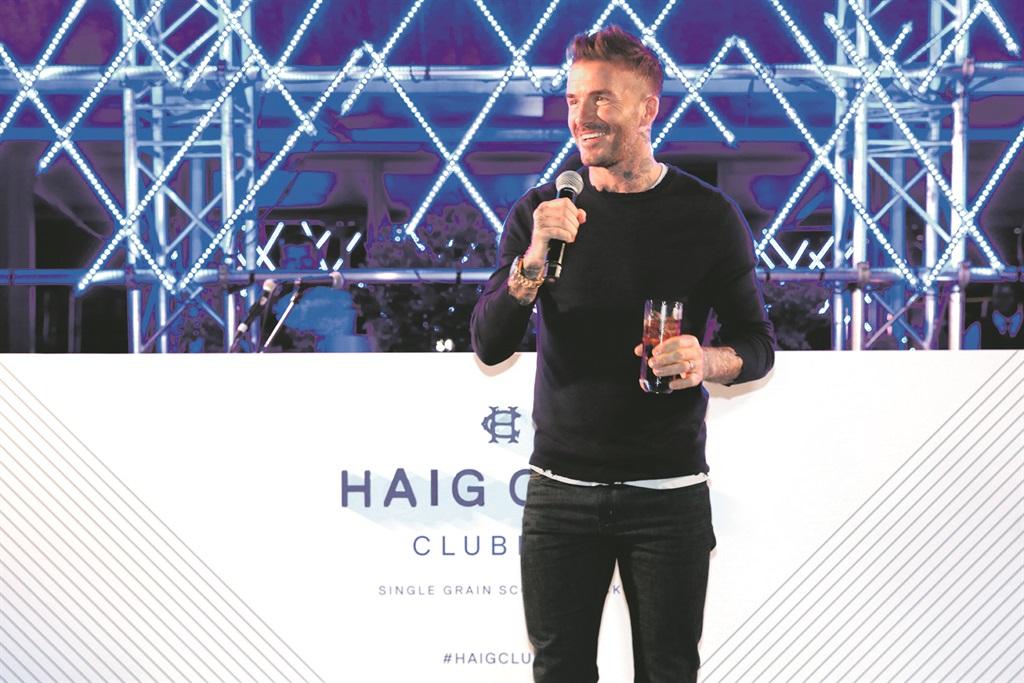 David Beckham launching Haig Club