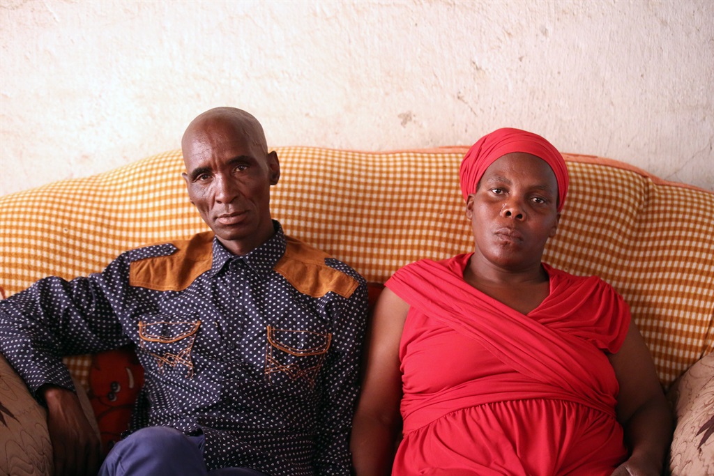 James and Rosina Komape say they will feel the pain of losing Michael for the rest of their lives.   Photo by Joshua Sebola