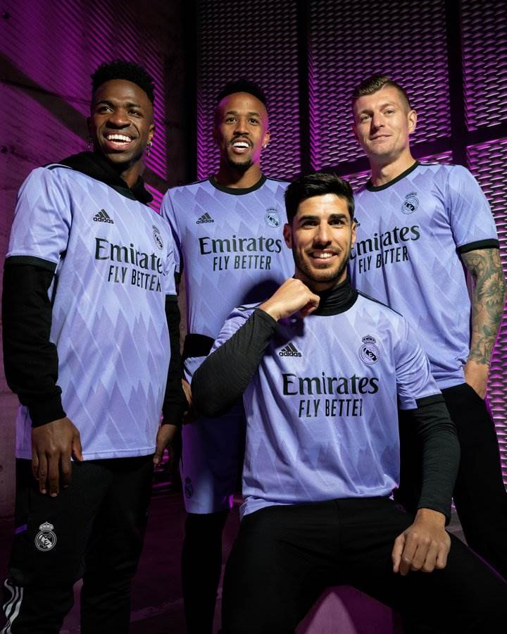 Real Madrid unveil new 'free-natured' away shirt as Jude