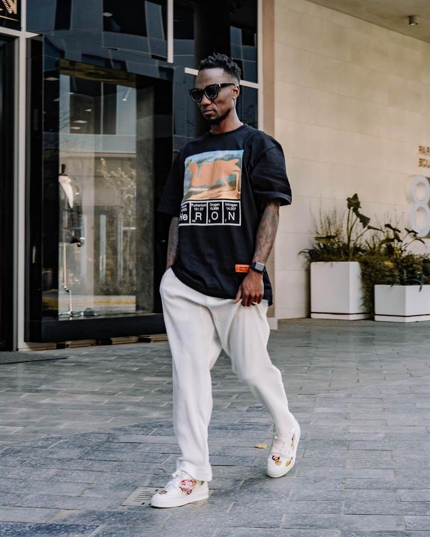 Teko Modise cold Louis Vuitton kicks | Kickoff