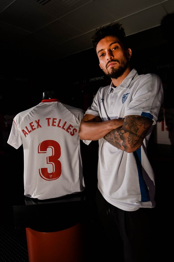 Alex Telles - joined Sevilla on loan from Manchest